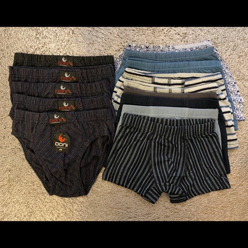 3-5 y.o. Toddler Boy Underwear, 15 pairs